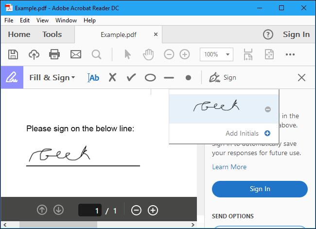 How to Sign a Document Electronically FormToExcel